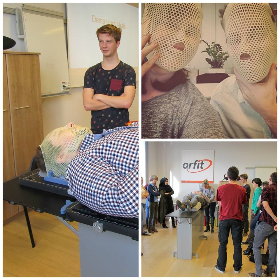Training thermoplastic masks collage