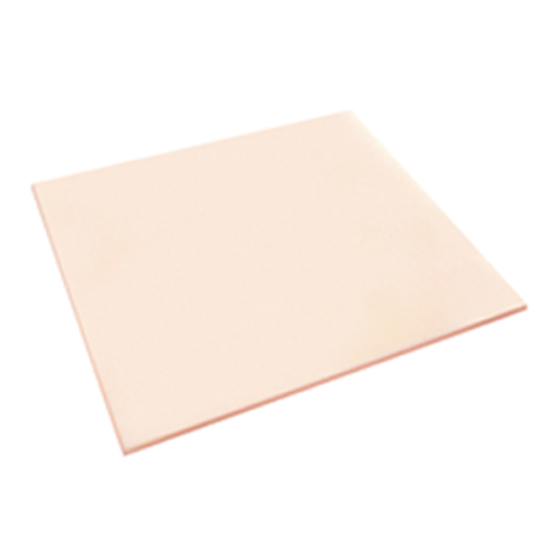 Square beige thermoplastic bolus sheet
