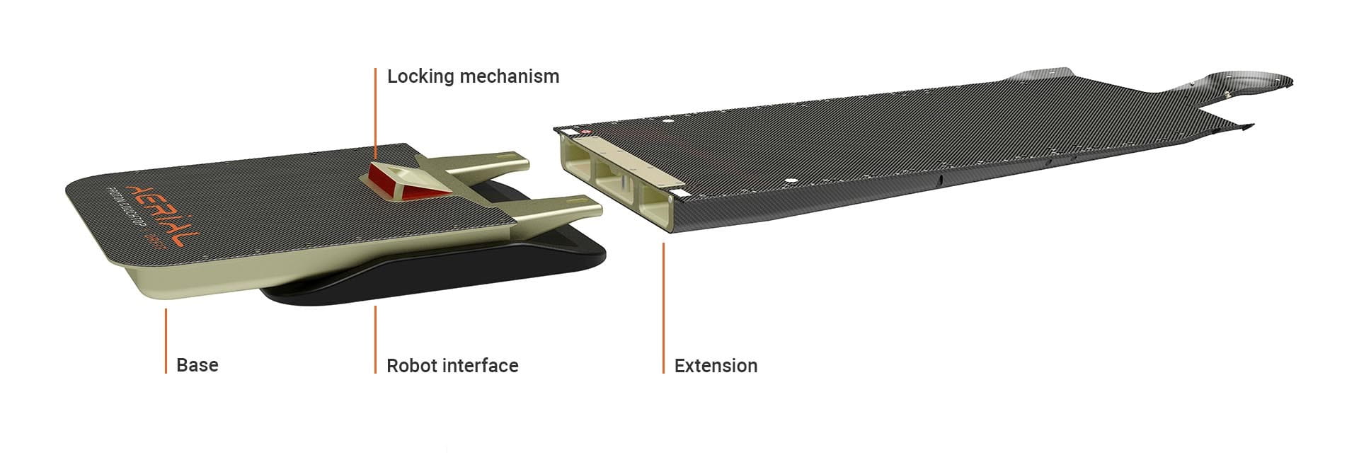 Aerial Couch Top for proton therapy