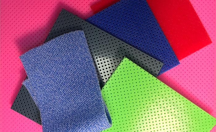 Thermoplastics cut in different sizes to increase efficiency in orthotic fabrication